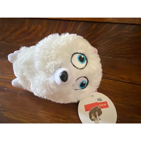 Gidget Plush Toy from The Secret Life of Pets | White Pomeranian Stuffed Animal - Picture 3 of 8